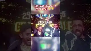 Big Boss Season 12 Winner Gilli🏆🏆