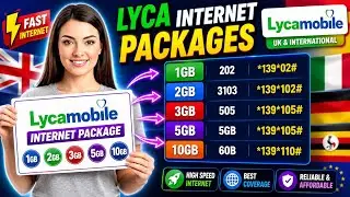 Lyca mobile internet Packages | how to buy data on Lycamobile