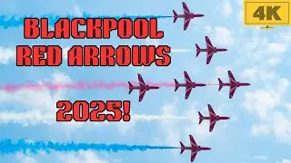 BLACKPOOL AIRSHOW 2025 - RED ARROWS