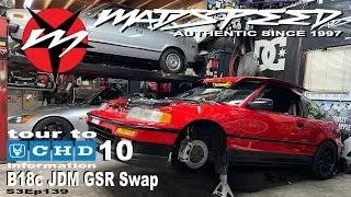 B18C JDM GSR swap 1990 CRX Si plus Classic Hondas on the Dragon Tour Info for 2025 Madspeed S3Ep139