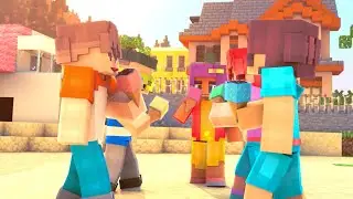 Playing With My Friends - Roys Bedoys Minecraft Animation Children's Song