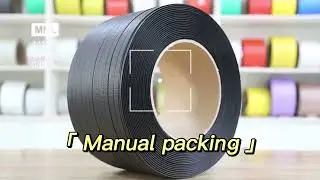 Black pp strapping roll