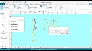 darle rotacion y amplitud al molde audaces