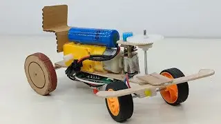 How To Make Toys Car | Power Steering Car  Top Science project - Viral Video