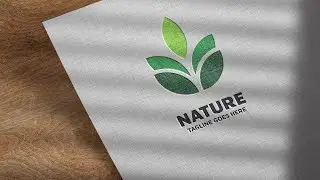 How To Create Nature Leaf Logo Design In Adobe Illustrator Tutorial @SumaiyaAkter12348