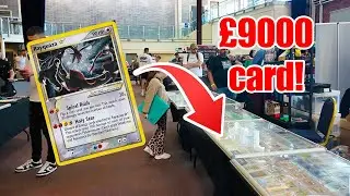 Visiting my FIRST card show and eyeing up a &pound;9000 card!