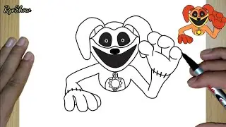How to draw MONSTER DOGDAY | smiling critters (poppy playtime)