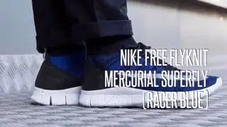 NIKE FREE FLYKNIT MERCURIAL SUPERFLY (RACER BLUE)/ SNEAKERS STAR