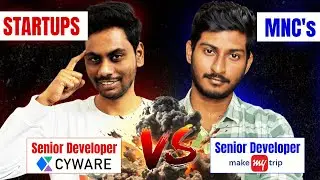 Choose MNC or StartUp 🤔 | Guidance for Freshers 🎓 and Working Professionals 👨‍💻 | In Telugu