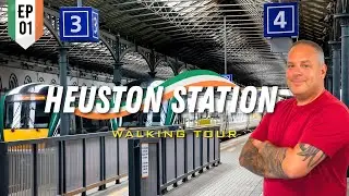 🇮🇪 Walking Inside Heuston Station Dublin | Dublin Train Station Tour