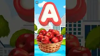 Phonics Song with TWO Words in 3D - A For Airplane - ABC Alphabet Songs with Sounds #shortsfeed