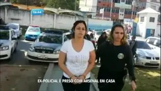 Ex-PM &eacute; preso com arsenal em casa na Baixada Fluminense