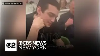 Video of President Trump's call with Edan Alexander released by White House