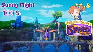 Spyro the Dragon (Reignited Trilogy) - World 1: Sunny Flight 100% - [Hyslyne's Guides]