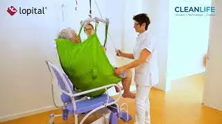 Toaletn&iacute; sprchovac&iacute; křeslo ELEXO XXL | CLEANLIFE