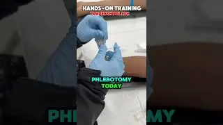 Hands-On Phlebotomy Training: A Day in the Life of a Medical Assistant Student 💉✨