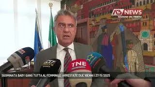 SGOMINATA BABY GANG TUTTA AL FEMMINILE: ARRESTATE DUE 16ENNI | 27/11/2025