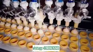 Industrial Ice Cream Cone Prouction Linear Machine,Ice Cream Filling Machine,Ice Cream Extrusion