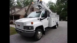 Refurbished 06 GMC Cable Placer Bucket Truck Inspected (New Oxford, Pennsylvania)
