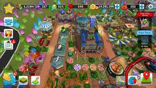RollerCoaster Tycoon Touch - Gameplay - Level 100 - 100% Peep