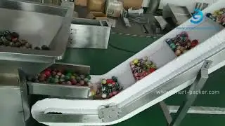 Automatic toy elastic ball linear weighing bag filling sealing packing machine