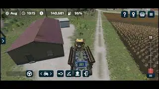 FS 23 COTTON HARVESTING BIGGEST LAND @FS25productions @FS-BRASIL 