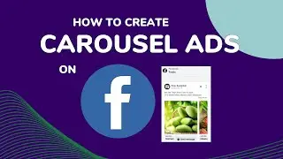 Paano Gumawa ng Carousel Ad sa Facebook #facebookads #facebook