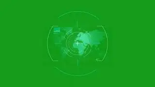 A pointer locating on map | Green Screen Library
