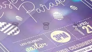 Easter Parade Flyer - Seasonal A5 Template
