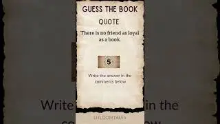 Can You Guess the Book? Famous Quote Challenge | No Friend as Loyal as a Book