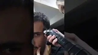 minha filha teve o primeiro gostinho do que &eacute; cortar cabelo, breve breve mais v&iacute;deos ✌🏻#barbeiro