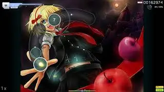 osu!standart 2025-05-26 Xi - Blakc apple. Skin: inflique - snow machine. Hard difficulty
