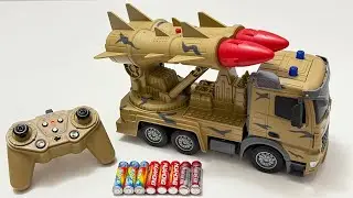 Unboxing RC Military Missile Truck, Electric Robot Dog, Electric Helicopter, Dinosaur RC Stunt Car 