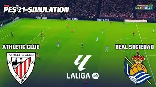 Derby Battle! Athletic Club vs Real Sociedad | PES 21 La Liga Simulation