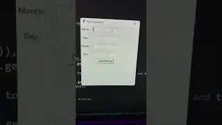 Make age calculator with help of python programing | Age calculator | Mini project idea shorts