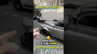 What Kind of Car Is This? 🤔🔥 Custom Ride Spotted on the Street In Warsaw Poland 🇵🇱