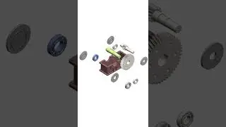 Expert EXPOSES Helical Gear Animation Secrets! #helicalgear #animation #exploded