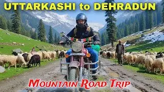 Sankri To Dehradun Mountain Road Trip By Bike | Uttarakhand Moto Vlog | Nomadic Bird Uk07