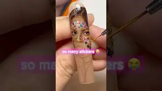 World&rsquo;s HARDEST nail art 😭💅 Olivia Rodrigo nails #nailart #gelnails #naildesign #nailtech