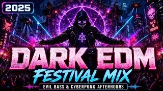 Dark EDM 2025 🔥 Haunted Festival Mix | Evil Bass Drop Madness ⚡👁