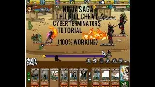 Cheat Ninja Saga 1 Hit Kill 2017 with Cyber Terminator