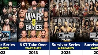 Все матчи WWE WarGames (2017&ndash;2025)