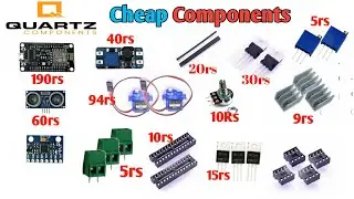 Unboxing Cheap Electronics Components in |Quartz Components| #unboxing #lowcost #quartzcomponents