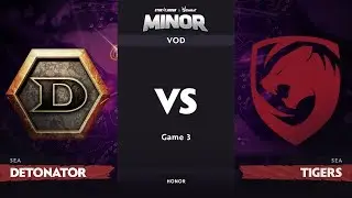 [RU] DeToNator vs Tigers, Game 3, SEA Qualifier, StarLadder ImbaTV Dota 2 Minor