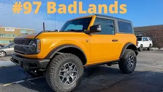 2021 Ford Bronco Badlands in Cyber Orange known as #97\