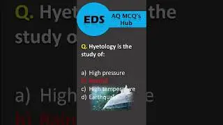 Most Repeated Everyday Science MCQs-10 | EDS MCQs | AQ MCQs Hub