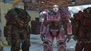Fallout4 How To get Hot Pink Power Armor Paintjob by Going Through House of Horrors