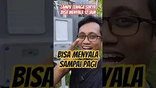 lampu jalan tenaga Surya #lampu #lampusolar #lamputenagasurya #lamputenagamatahari #lampupanelsurya