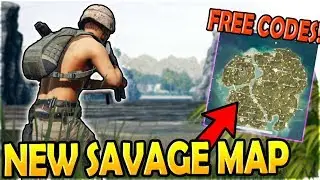 PUBG *NEW* SAVAGE MAP (4x4)- How to Play PUBG UPDATE + TONS of FREE CODES - PUBG Savage Map Gameplay