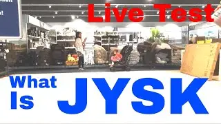 Test LIVE - What is Jysk in Sweden